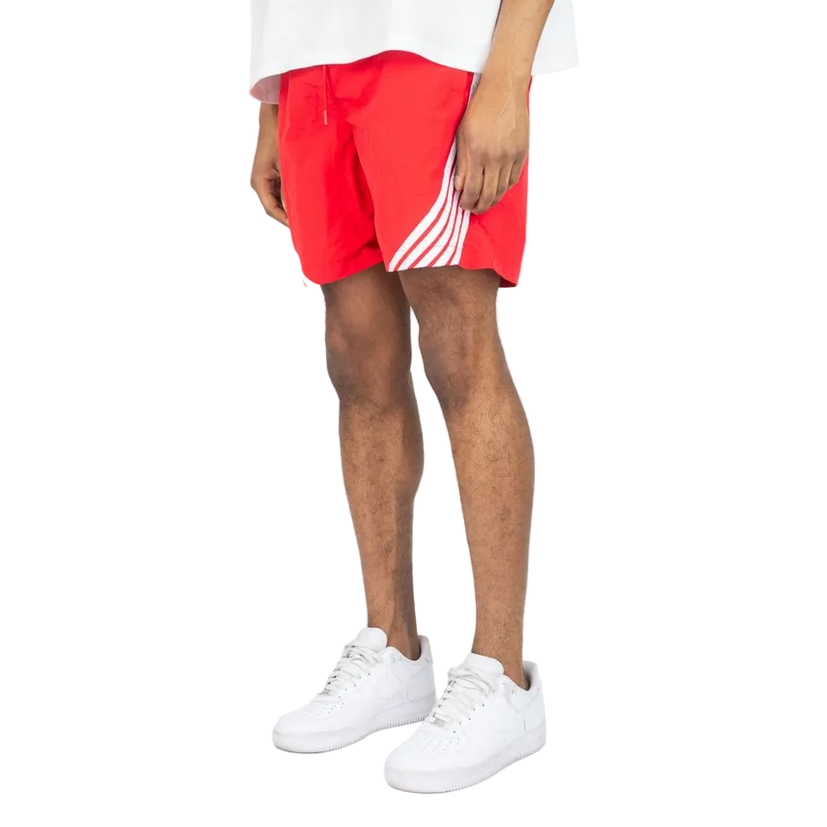 REBEL MINDS STRIPED NYLON SHORTS by Rebel Minds
