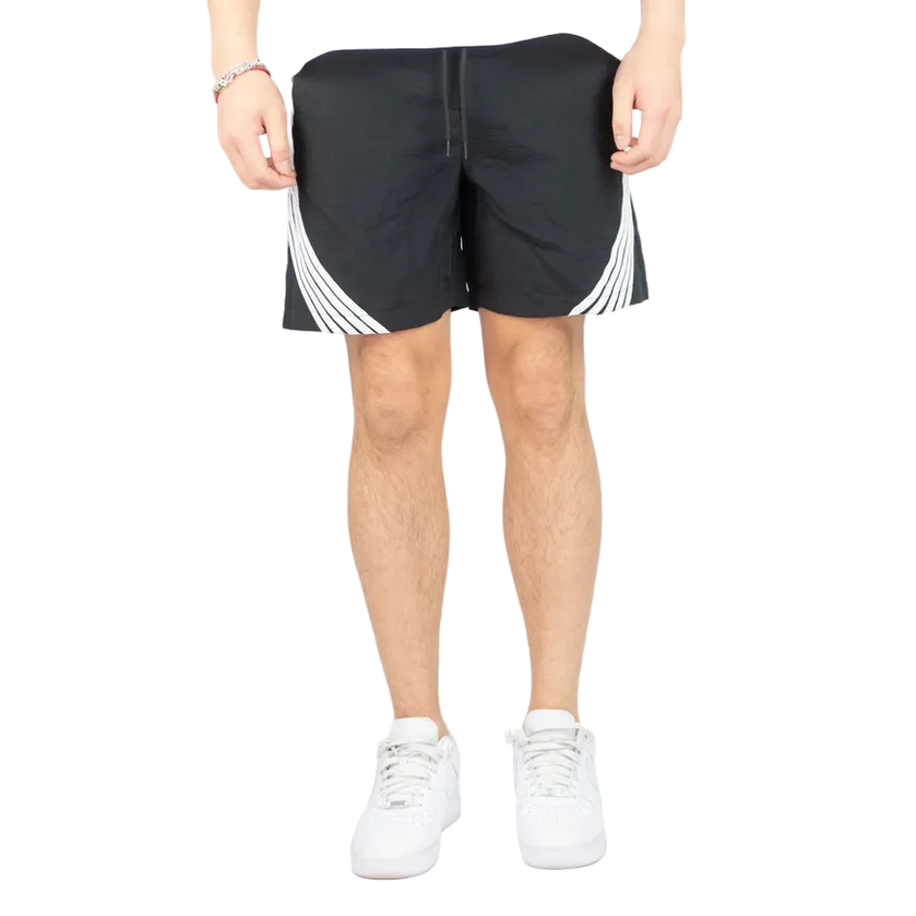 REBEL MINDS STRIPED NYLON SHORTS by Rebel Minds
