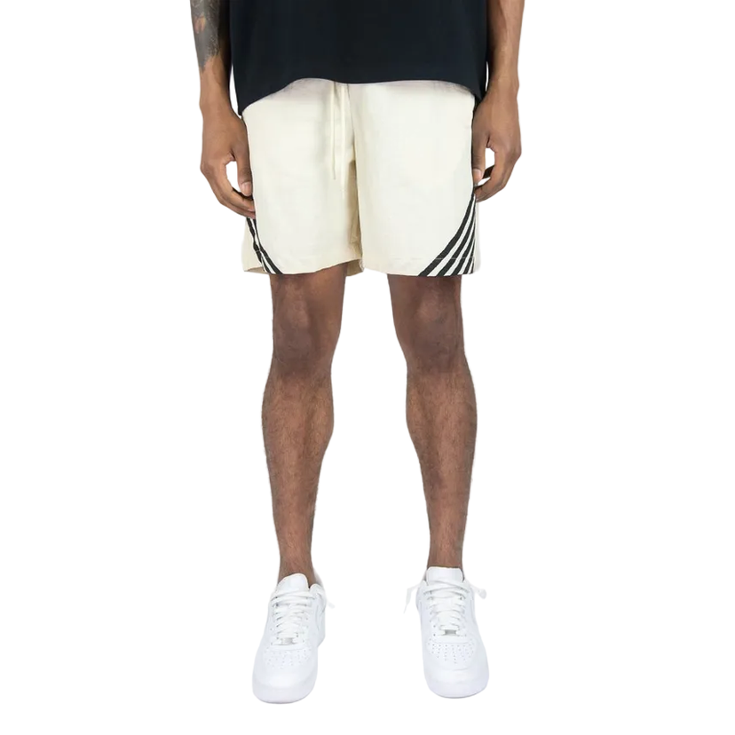 REBEL MINDS STRIPED NYLON SHORTS