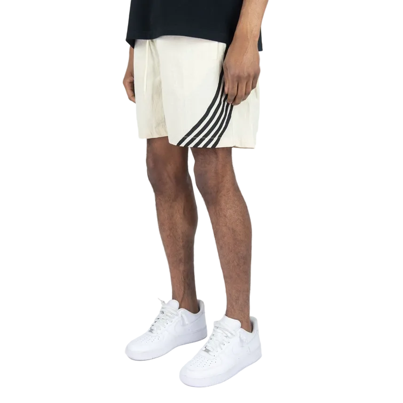 REBEL MINDS STRIPED NYLON SHORTS