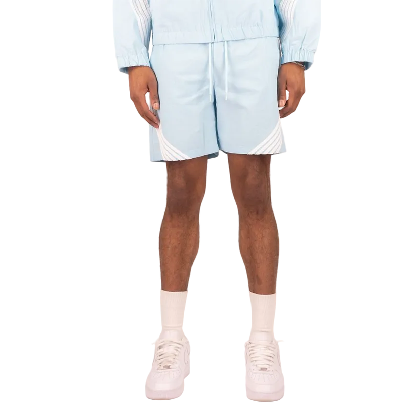 REBEL MINDS STRIPED NYLON SHORTS