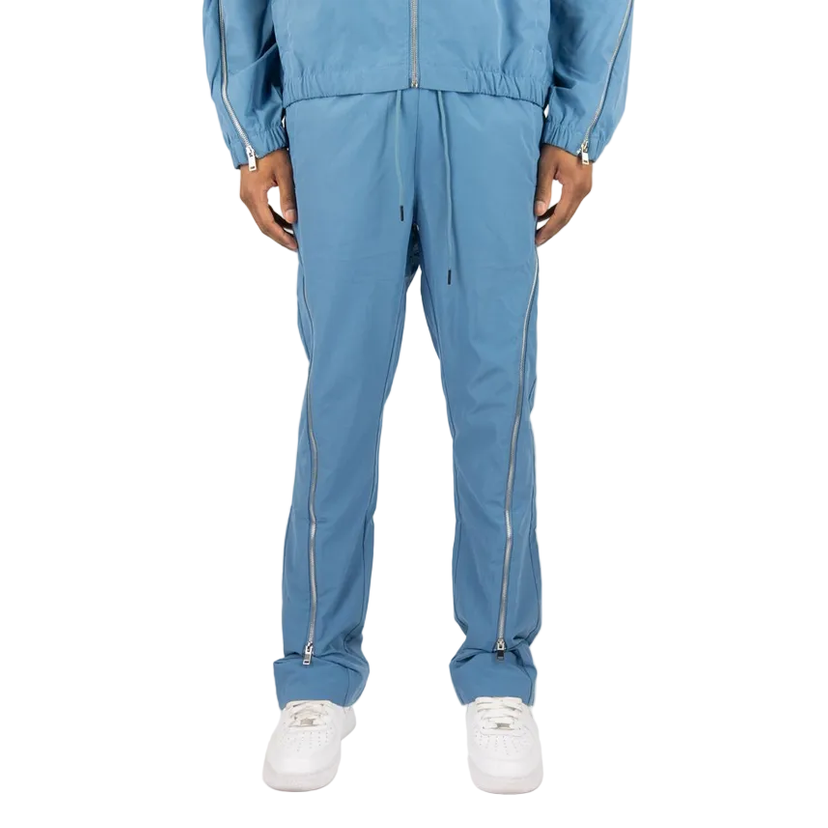 REBEL MINDS ZIPPER WINDBREAKER PANTS