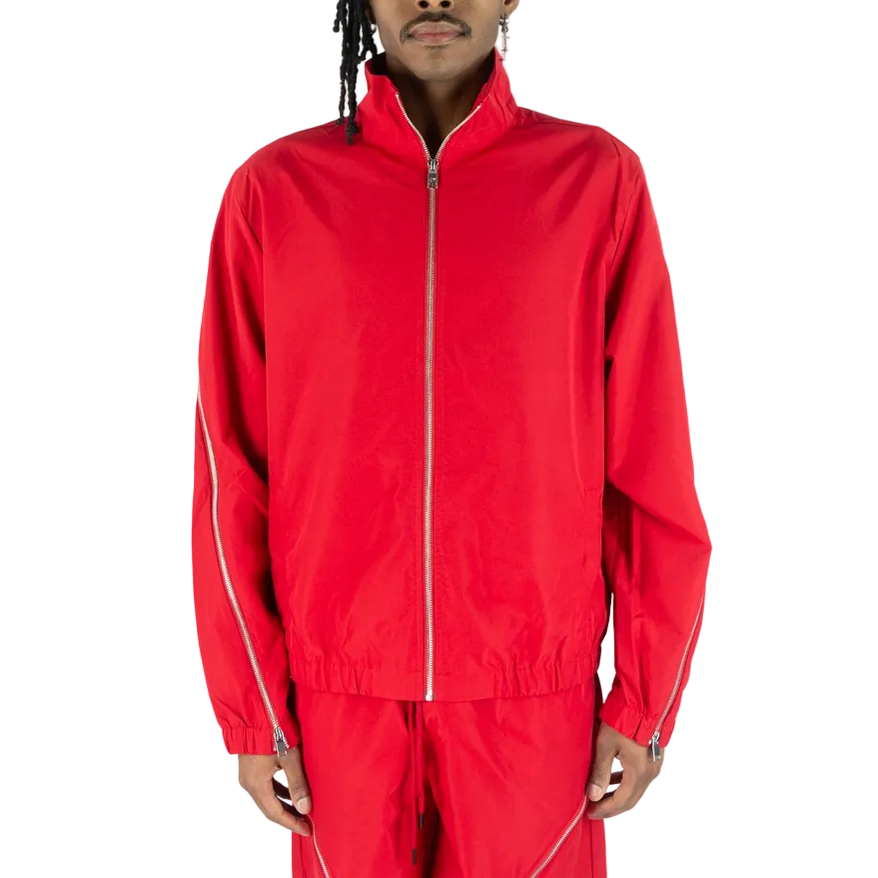 REBEL MINDS ZIPPER WINDBREAKER JACKET