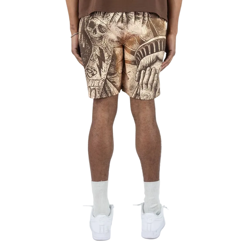 REBEL MINDS WEEPING LIBERTY SHORTS