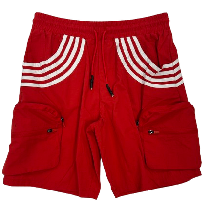 BLACK LIGHT NYLON CARGO SHORTS