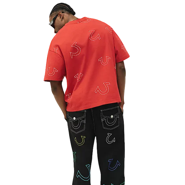 TRUE RELIGION HS PRINT OVERSIZED TEE by True Religion