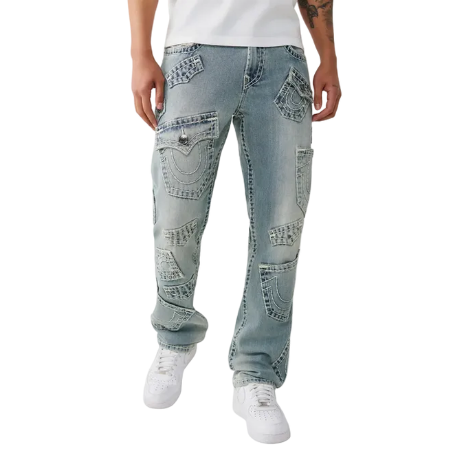 TRUE RELIGION SUPER RICKY STRAIGHT JEANS