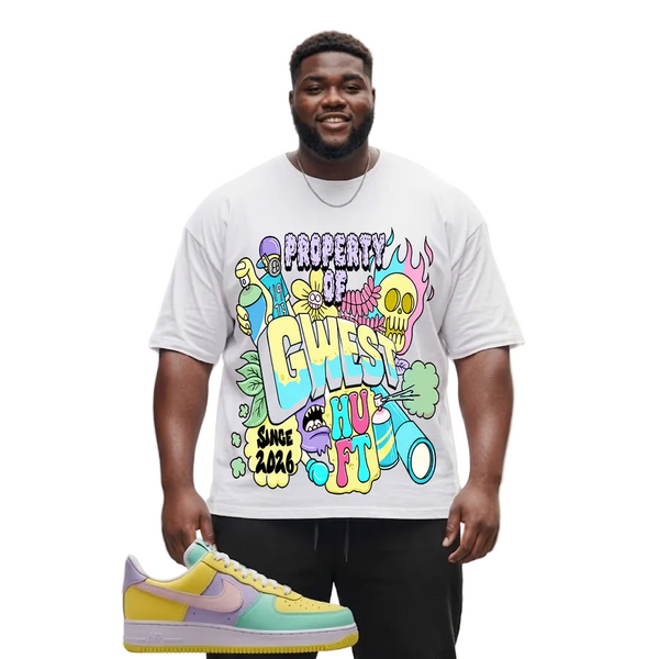 G WEST GRAFFITI GHOUL FEST TEE