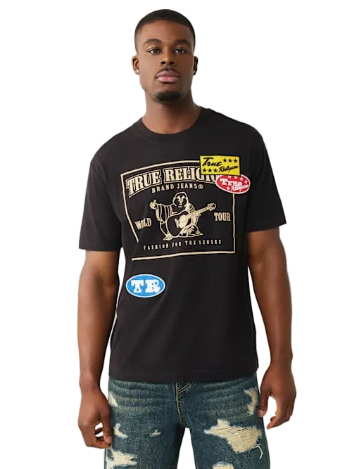 TRUE RELIGION SS LOGO PATCH TEE