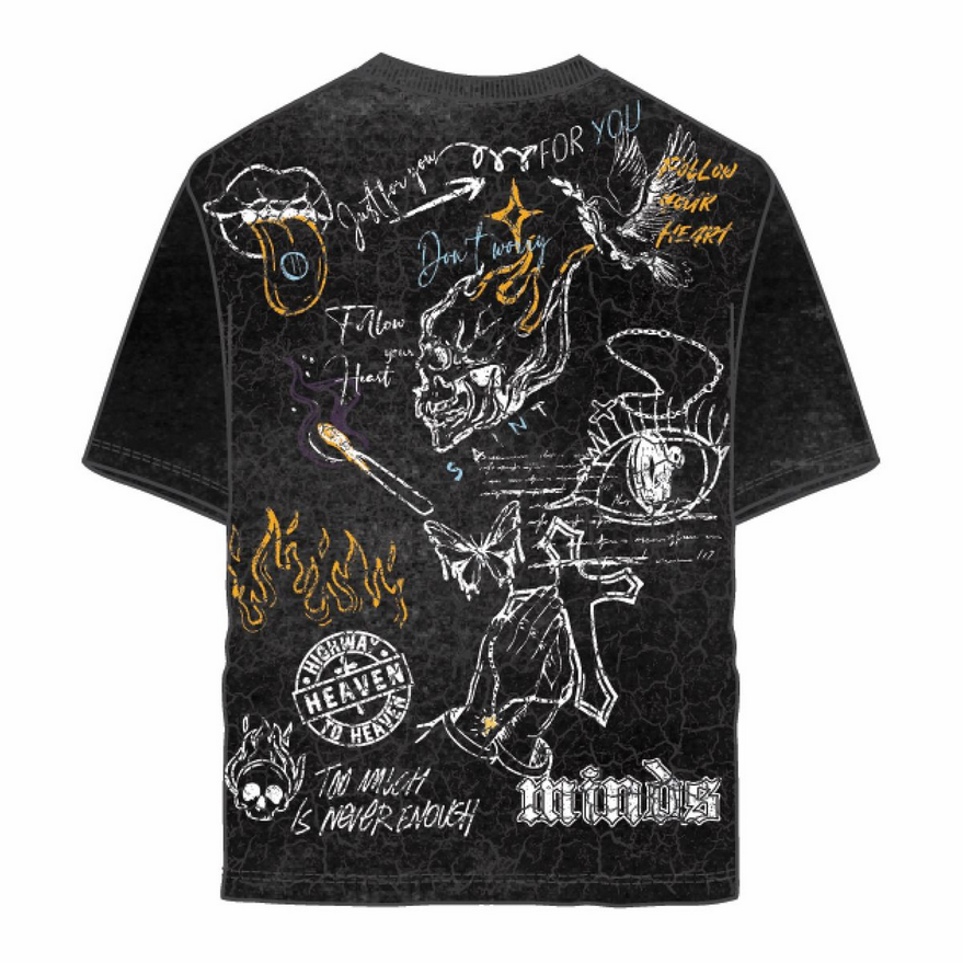 REBEL MINDS SAINT MINDS TEE by Rebel Minds