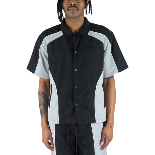 REBEL MINDS HOPKINS PIPING NYLON SHIRT by Rebel Minds