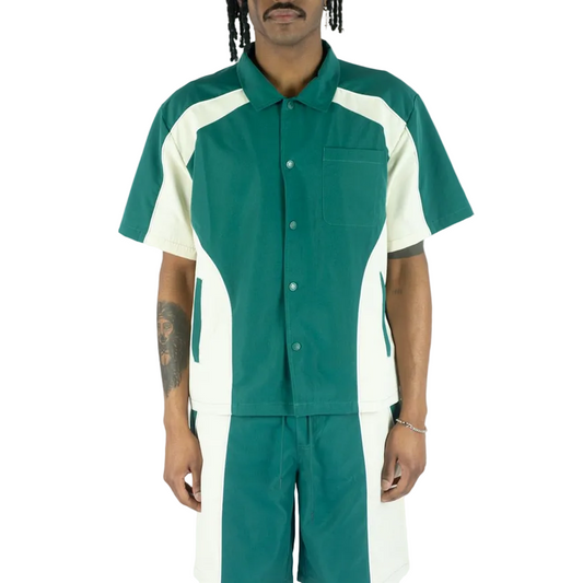REBEL MINDS HOPKINS PIPING NYLON SHIRT by Rebel Minds