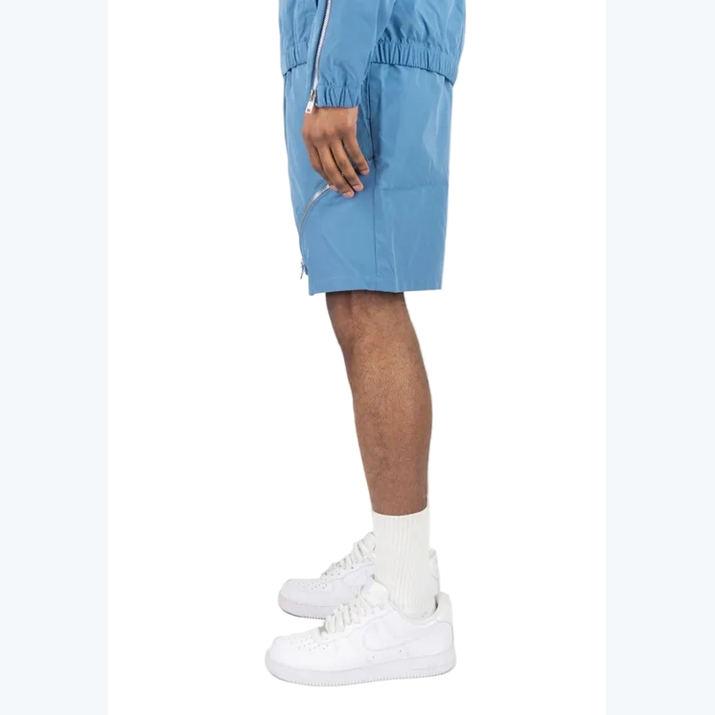 REBEL MINDS ZIPPER WINDBREAKER SHORTS by Rebel Minds