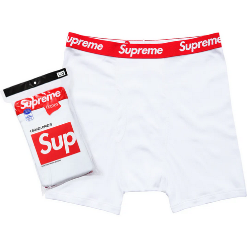 Supreme Hanes Boxer Briefs (4 Pack) by Supreme