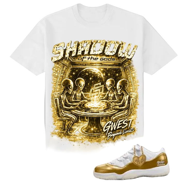 G WEST RHINESTONE SHADOW OF THE GODS TEE by G-WEST