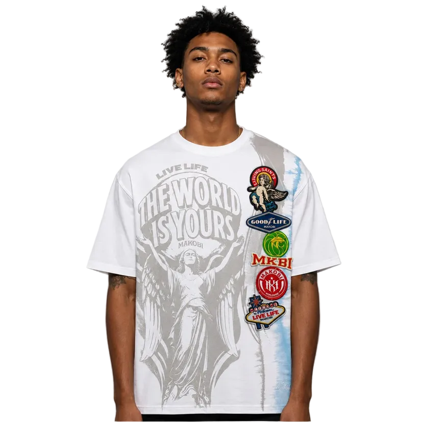 MONDO OVERSIZED PATCHWORK TEE by MAKOBI