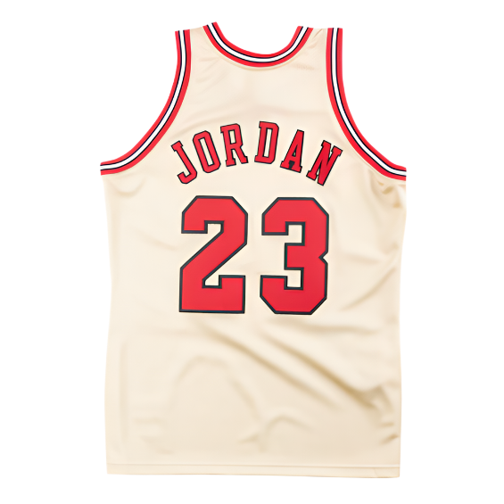 MITCHELL AND NESS 1995/96 GOLD JORDAN BULLS