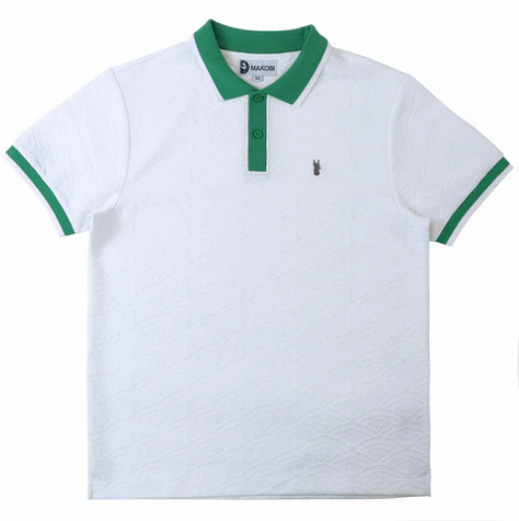 MAKOBI BELLAGIO KNIT POLO GREEN