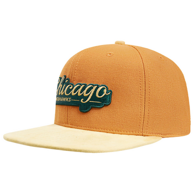 PRO STANDARD CHICAGO BLACKHAWKS BUTTER SUEDE HAT