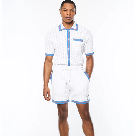SERGIO TACCHINI ALDO POINTELLE SHORT-WHITE