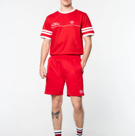 SERGIO TACCHINI SPORT RED SHORTS by Sergio Tacchini