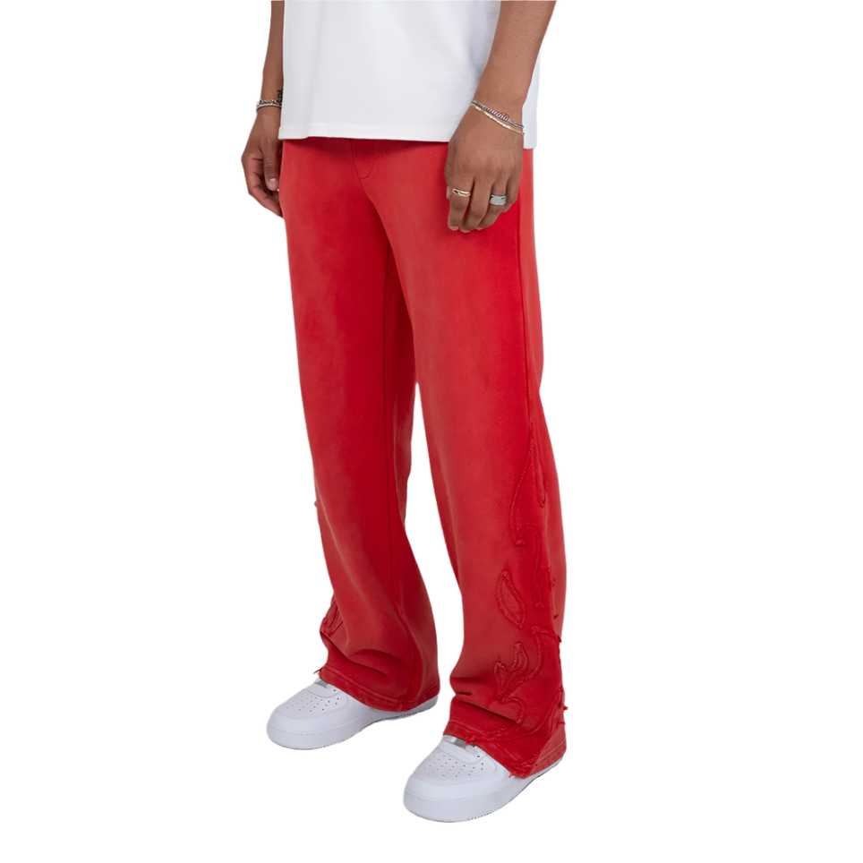 EPTM WASHED JOGGERS-RED