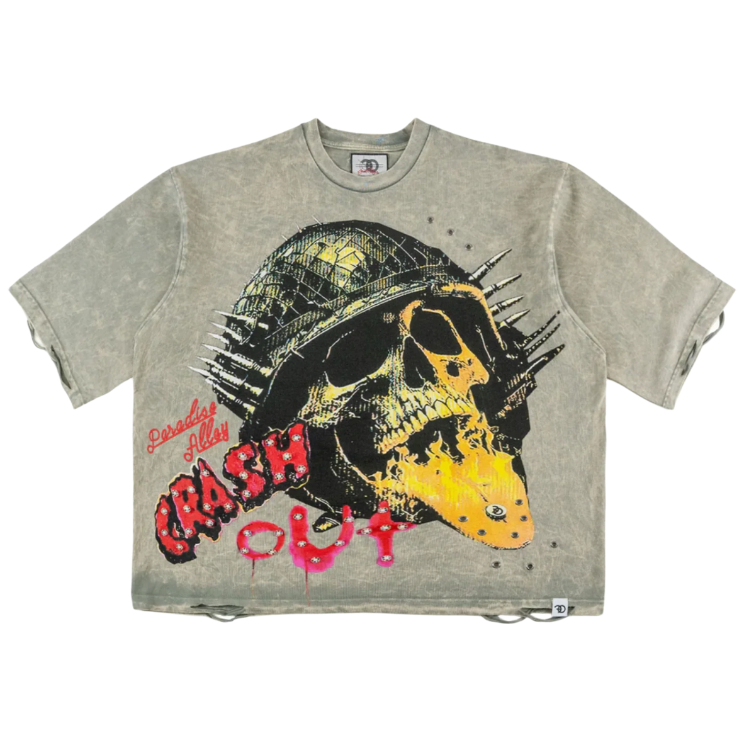 FROST CRASH OUT CROPPED TEE-OAT