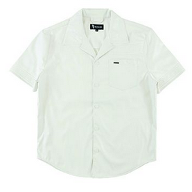 MAKOBI BELLUCCI LEATHER SHIRT-WHITE