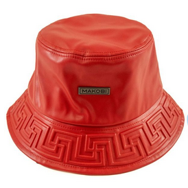 MAKOBI BELLUCCI BUCKET HAT-RED