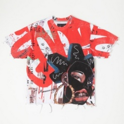 GFA MANASSEH RIP CROP SHIRT-RED