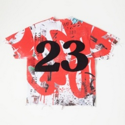 GFA MANASSEH RIP CROP SHIRT-RED