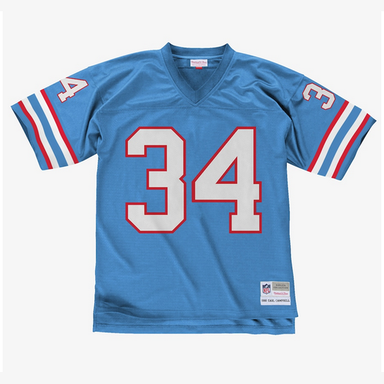 MITCHELL AND NESS HOUSTON OILERS-EARL CAMPBELL