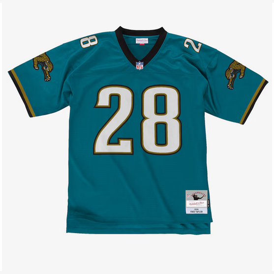 MITCHELL AND NESS JAGUARS FRED TAYLOR-TEAL by Mitchell and Ness