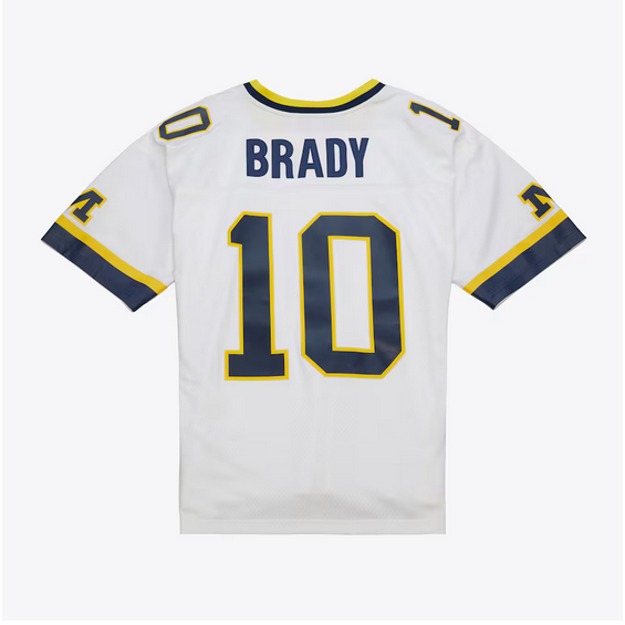 MITCHELL AND NESS MICHIGAN WOLVERINES TOM BRADY