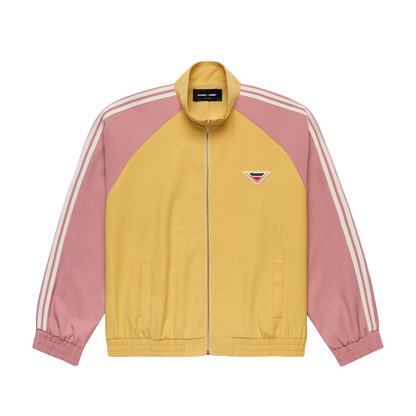 HOMME FEMME TRACK JACKET-YELLOW/PINK