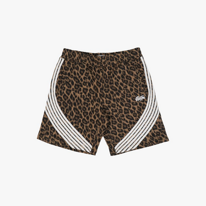 EPTM LEOPARD HIGHLAND SHORTS BROWN