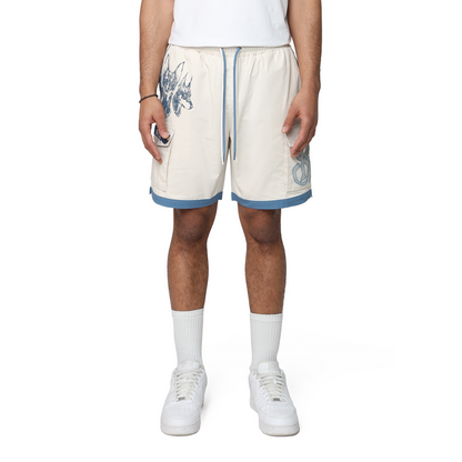 SMOKE RISE TRIUMPH WOVEN SHORT-CORONET BLUE