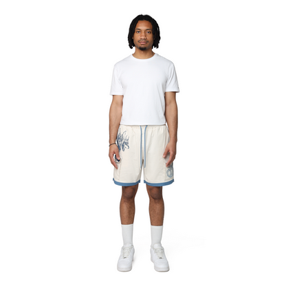 SMOKE RISE TRIUMPH WOVEN SHORT-CORONET BLUE