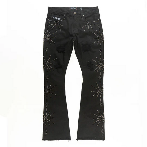 FROST SPIDER STACK JEANS BLACK by Frost Originals