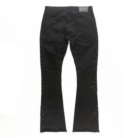 FROST SPIDER STACK JEANS BLACK