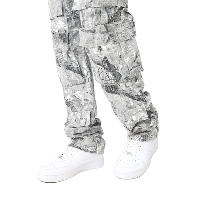 SMOKE RISE FASHION UTILITY TWILL CARGO