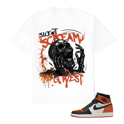 G WEST SILENT SCREAM TEE