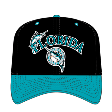 MITCHELL AND NESS MLB 2.0 SNAPBACK MARLINS by Mitchell and Ness