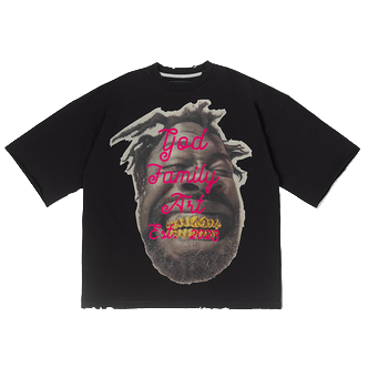 GFA MANASSEH SMILE-BLACK by GFA CLOTHING