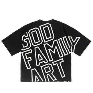 GFA MANASSEH SMILE-BLACK by GFA CLOTHING
