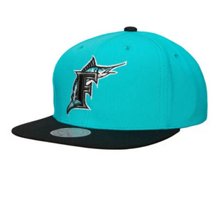 MITCHELL AND NESS MLB TEAM PRO SNAPBACK COOP MARLINS