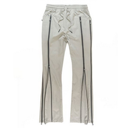 FROST ZERELLY NYLON STACKED PANT-GREY