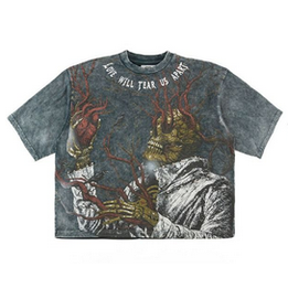 FROST HEARTLESS CROP TEE-BLACK