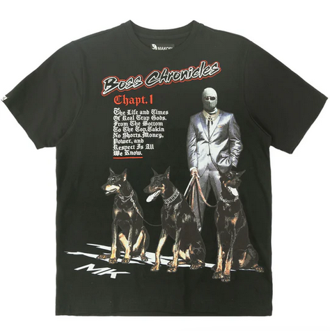 MAKOBI Boss Chronicles Tee - Black