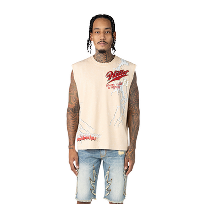 SMOKE RISE RHINESTONE KILLER LIFE T-SHIRT